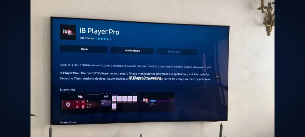IBO PRO PLAYER TV APPLICATION INSTALL STYLE HOME PAGE